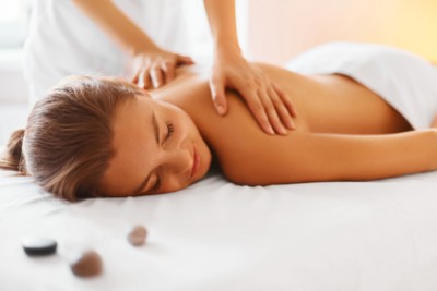 Body care. Spa body massage treatment.