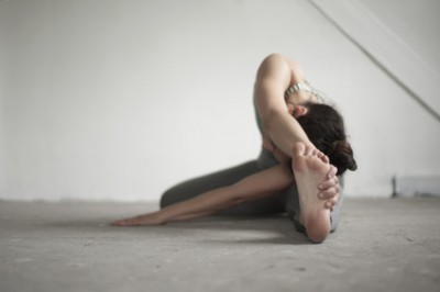 Yoga, Sport, Fitness, Janu Sirsana - Knee to Head forward bend